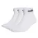 Kit 3 Pares Meia Adidas Logo Linear Cano Baixo Unissex