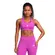 Top Adidas Poliamida Suporte Médio Treino Feminino