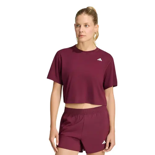 Camiseta Adidas Treino Boxy Essentials Feminina