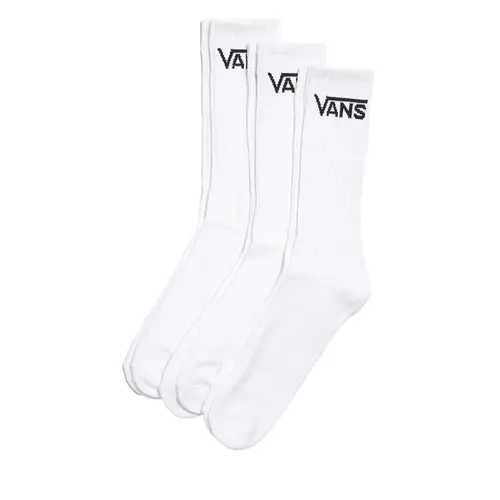 Kit 3 Pares Meia Vans Classic Crew Cano Alto Unissex
