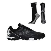 Kit Chuteira Society Joma Maxima + Meia Antiderrapante Preta