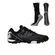 Kit Chuteira Society Joma Maxima + Meia Antiderrapante Preta