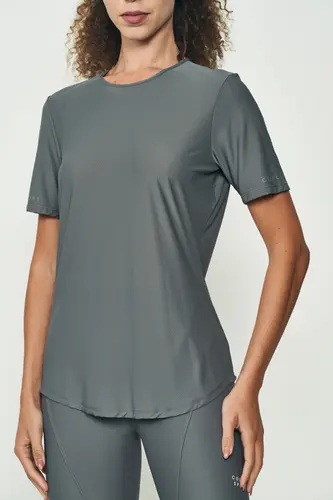 Camiseta Colcci Sport Dynamic Fit Cinza Com Toque Macio 0345700773