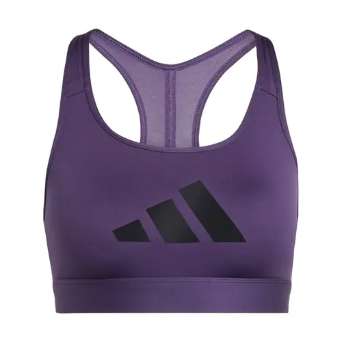 Top Adidas Logo Powereact Suporte Médio Feminino