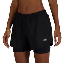 Short 2 em 1 New Balance Sport Essentials Feminino