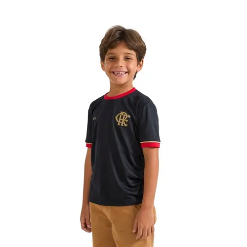Camiseta Braziline Flamengo Mistura Infantil