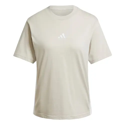 Camiseta Adidas Algodão Essentials 3 Listras Feminina