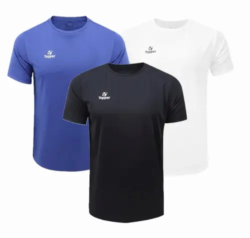 Kit 3 Camisetas Topper Classic New Masculina