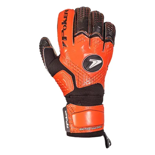 Luva De Goleiro Poker Futebol Campo Profissional Ortho Vulcan II