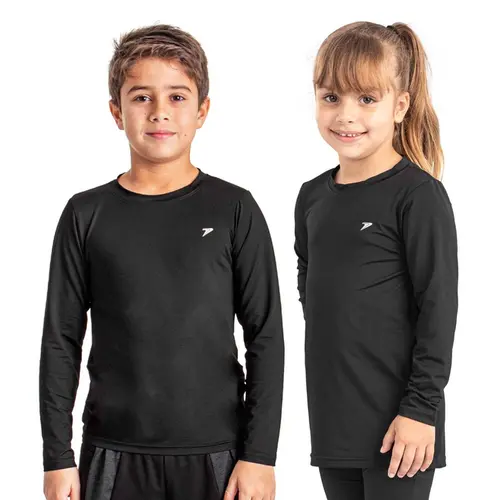 Camisa Térmica Poker Manga Longa Skin Infantil
