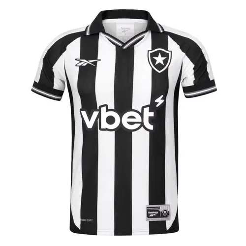 Camisa Reebok Botafogo I 25/26 s/n Torcedor Masculina