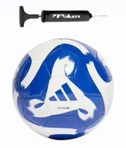 Kit Bola de Futebol de Campo Adidas Club + Bomba de Ar Preta