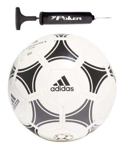 Kit Bola Futebol de Campo Adidas Tango Glider + Bomba de Ar Preta
