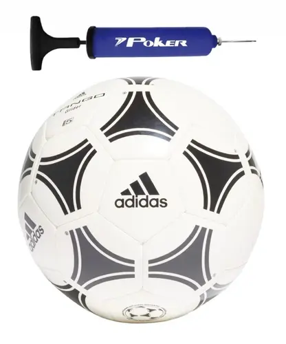 Kit Bola Futebol de Campo Adidas Tango Glider + Bomba de Ar Azul