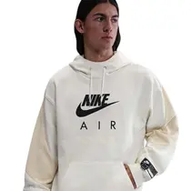 Blusão Moletom Nike Air Fleece Com Capuz BFT Masculino