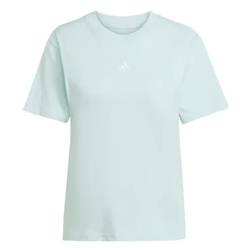 Camiseta Adidas Essentials de Algodão Logo Pequeno Feminina