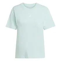Camiseta Adidas Essentials de Algodão Logo Pequeno Feminina