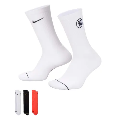 Kit 3 Pares Meia Nike Cano Alto Total 90 UNissex