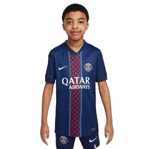 Camisa Nike Paris Saint-Germain PSG Home 2025/26 Torcedor Pro Infantil