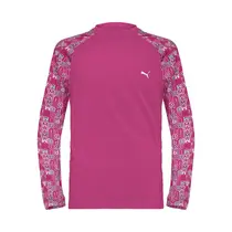 Camiseta Puma Manga Longa Estampada Proteção Solar UV50+ Infantil