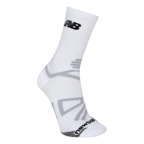 Meia de Corrida New Balance Performance Cano Médio Poliamida Unissex
