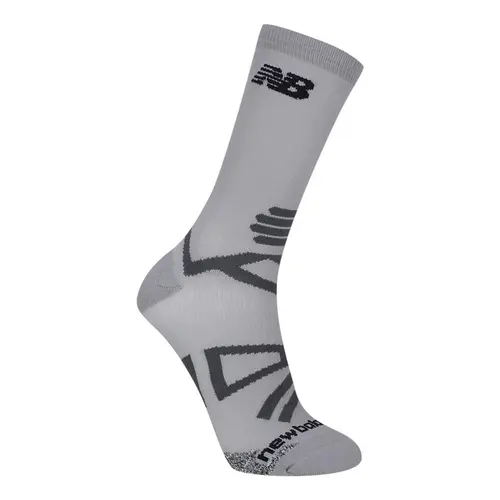 Meia de Corrida New Balance Performance Cano Médio Poliamida Unissex