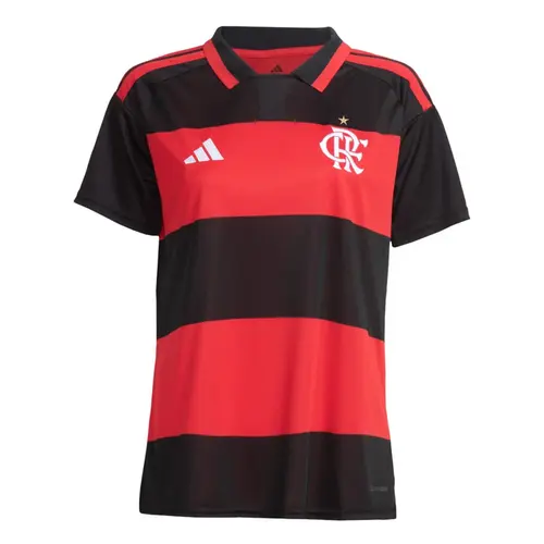 Camisa Adidas Flamengo Uniforme 1 2026 Torcedor Feminina