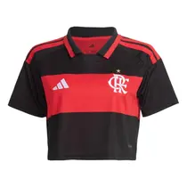 Camisa Adidas Flamengo Cropped Uniforme 1 2026 Feminina