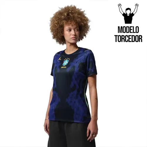 Camisa Brasil Nike Jordan II 2026/27 Torcedora Pro Feminina
