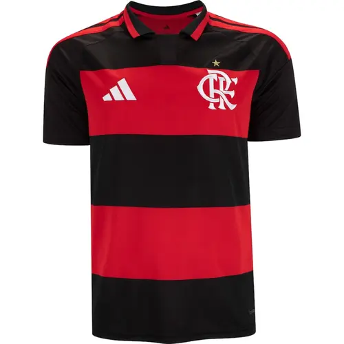 Camisa Adidas Flamengo Uniforme 1 2026 Torcedor Masculina