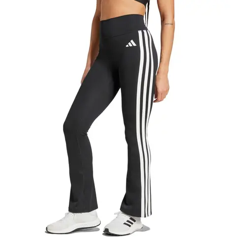 Calça Legging Adidas Flare Optimé Essentials Três Listras Feminina