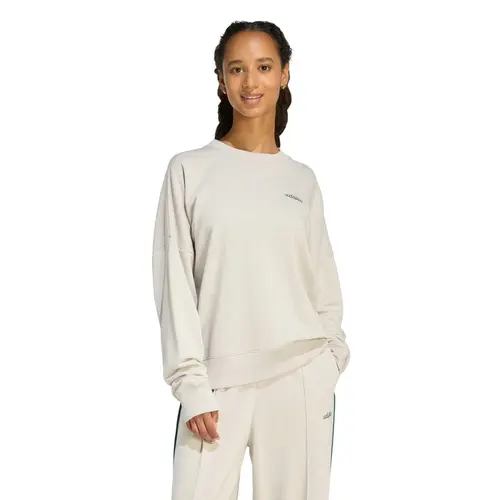 Moletom Adidas Seasonal Essentials Colorpop com Estampa Bordada Feminino