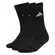 Kit 3 Pares Meia Adidas Cano Alto Essentials Cush Crew Unissex