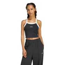Top Regata Adidas Seasonal Essentials Colorpop Estampa Bordada Feminino