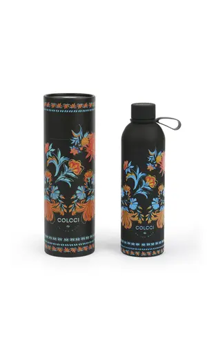 Garrafa Térimca Colcci Aço Inox Floral 750ml