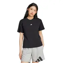 Camiseta Adidas Essentials De Algodão Com Logotipo Pequeno Feminina