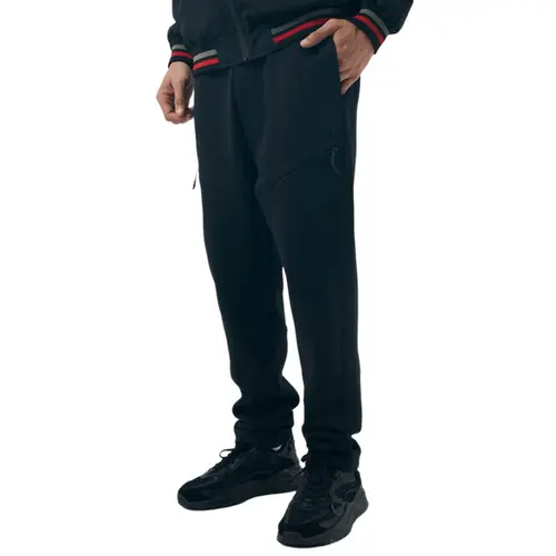Calça Champion Tech Diagonal Zip Com Logo Masculina