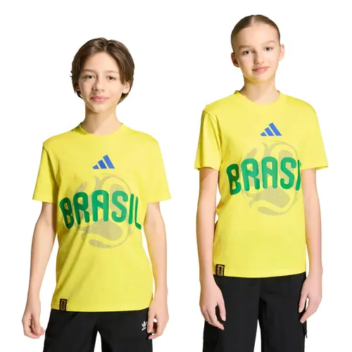 Camiseta Adidas Brasil 26 Infantil