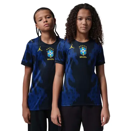 Camisa Nike Jordan Brasil Uniforme 2 2026/27 Torcedor Pro Infantil