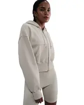 Blusão Moletom Cropped Nike Sportswear Phoenix Fleece Feminino