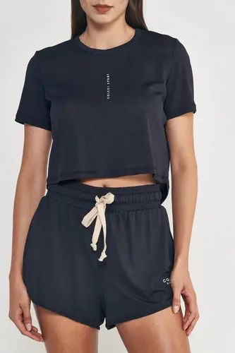 Camiseta Colcci Sport Tela Cropped 0345700788