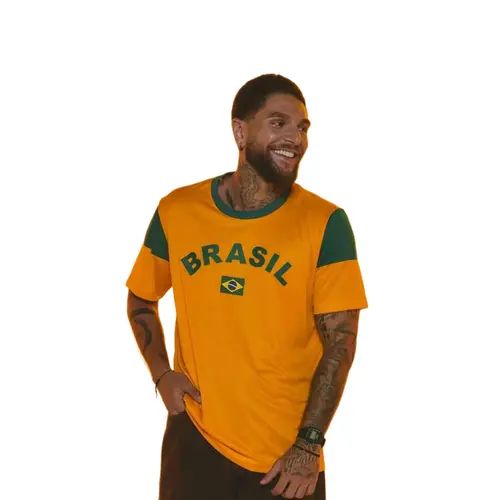 Camiseta Braziline Brasil Dengo Masculina