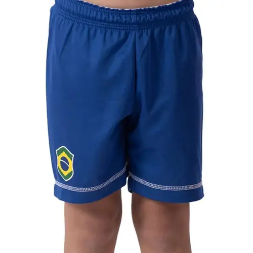 Bermuda Braziline Brasil Castanha Infantil