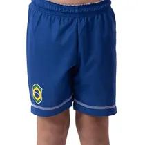 Bermuda Braziline Brasil Castanha Infantil
