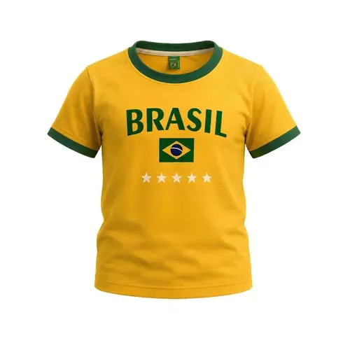 Camisa do Brasil Braziline Puro Infantil