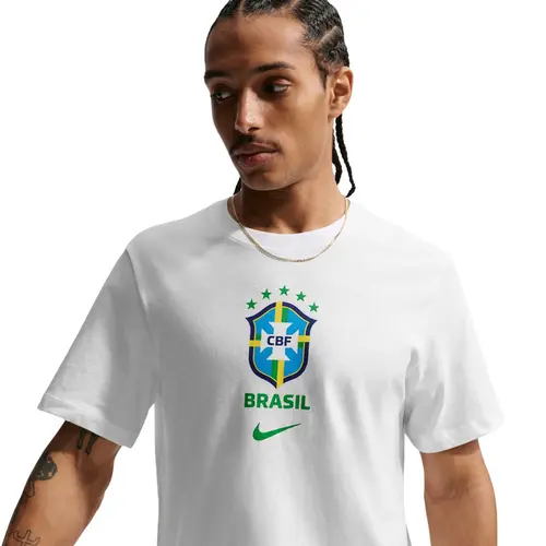 Camiseta Brasil Nike Crest Masculina