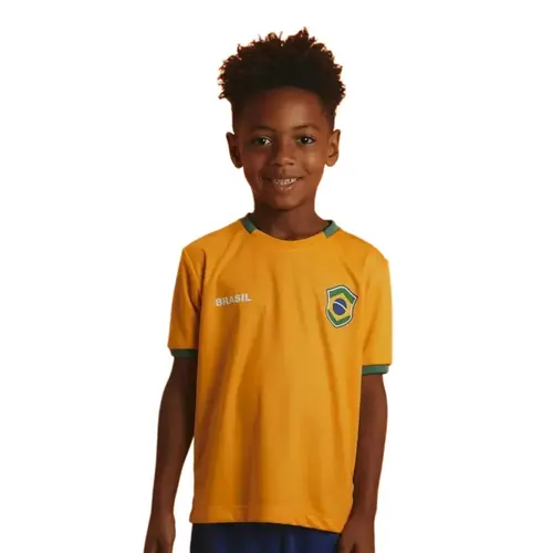 Camisa do Brasil Braziline Ipe Infantil