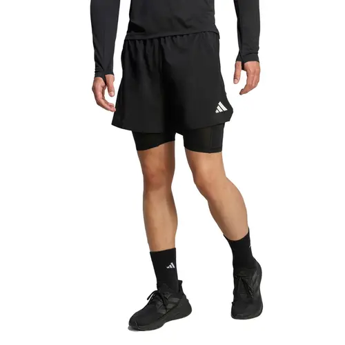 Short 2 em 1 Adidas Adi365 Running Iconic Formotion 5 Bolsos Masculino