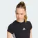 Camiseta Baby Look Adidas Acolchoada Essentials Três Listras Slim Feminina