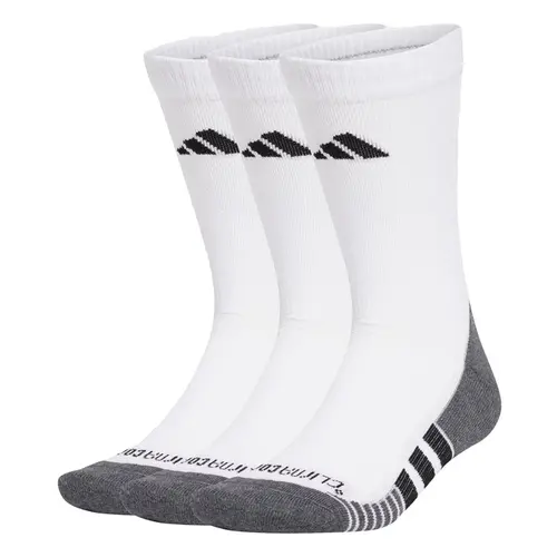Kit 3 Pares Meia Adidas Acolchoadas Performance Climacool Cano Alto Unissex